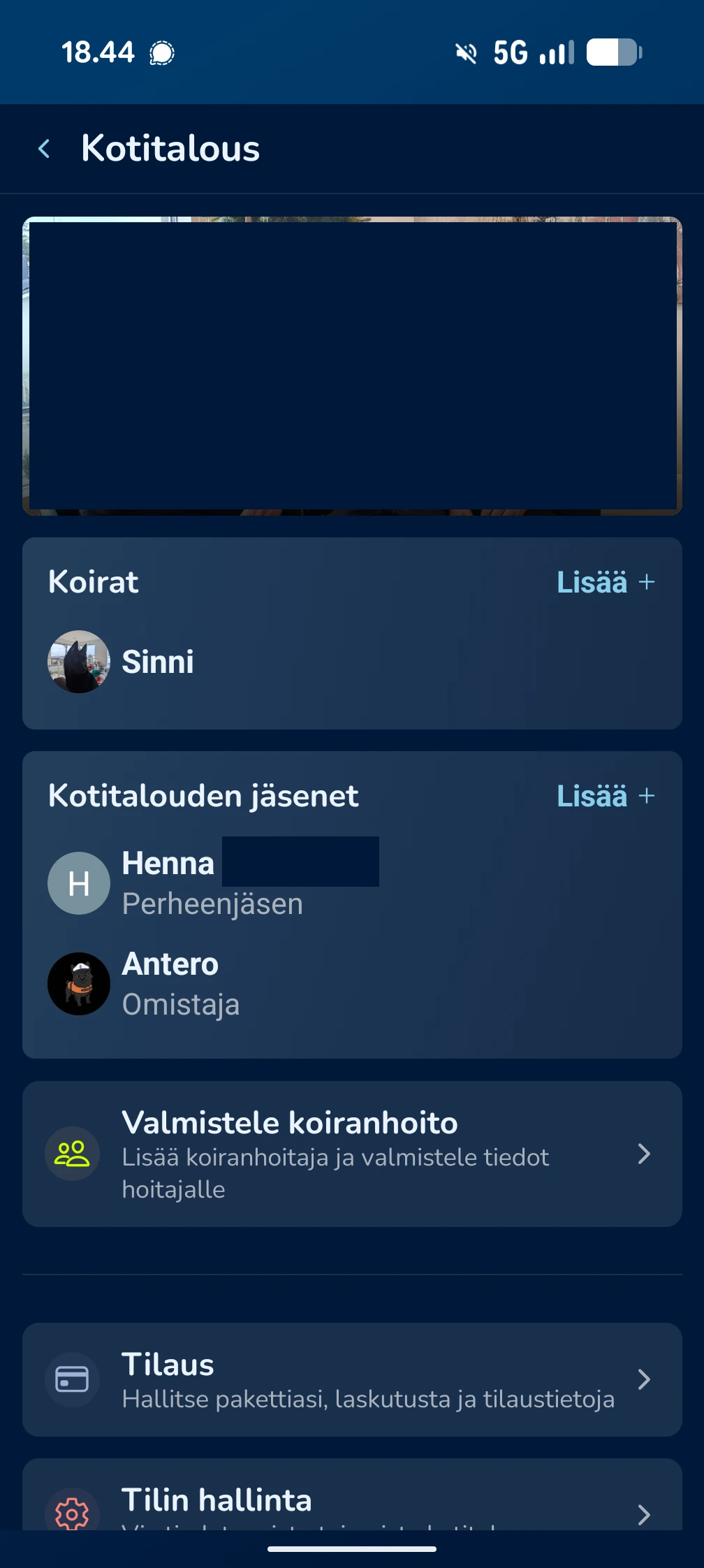 KoiraKaveri kotitalous – perheen ja hoitajien yhteinen näkymä