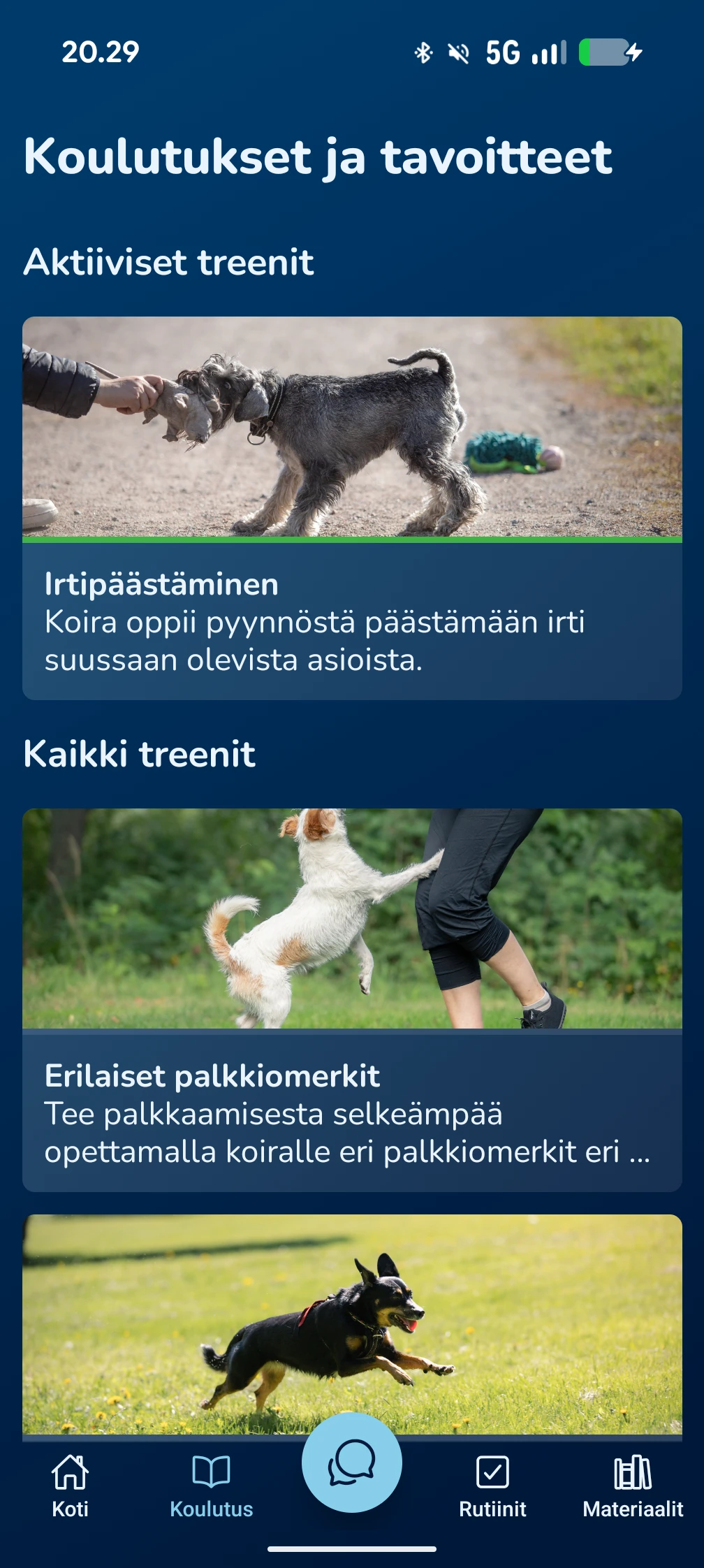 KoiraKaveri koulutus – tavoitepohjaiset koulutusohjelmat